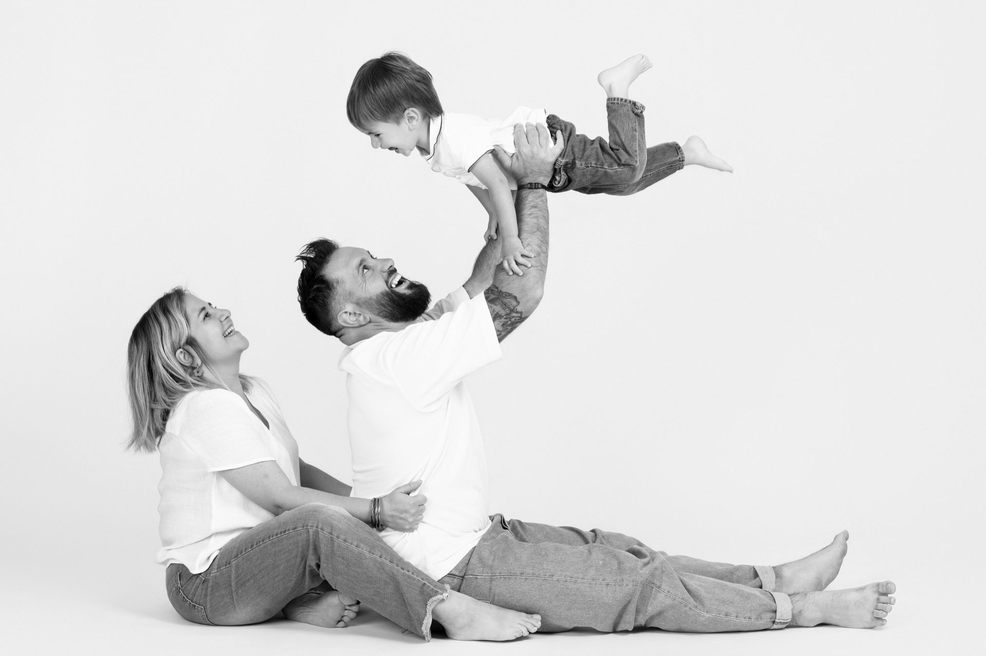 Séance photo famille studio Saint-Sever Landes – Photographe Studio Landes William Lacaule
